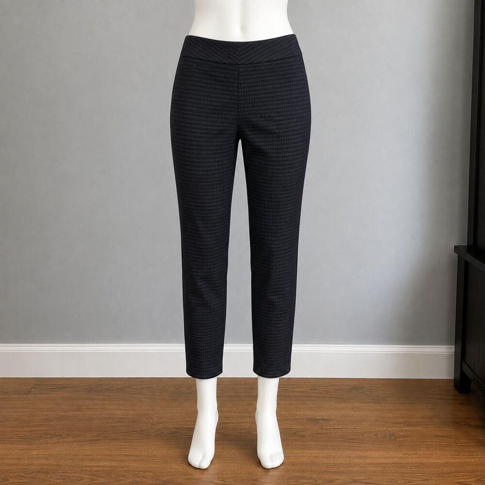 Dalia-collection Women's Black and Grey Trousers